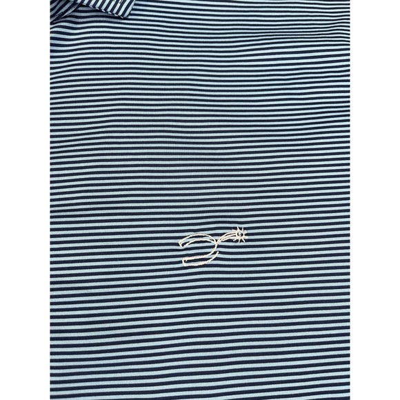 Greyson Golf Polo Shirt Mens Medium Blue Performance Stretch Spur Logo - Picture 4 of 11